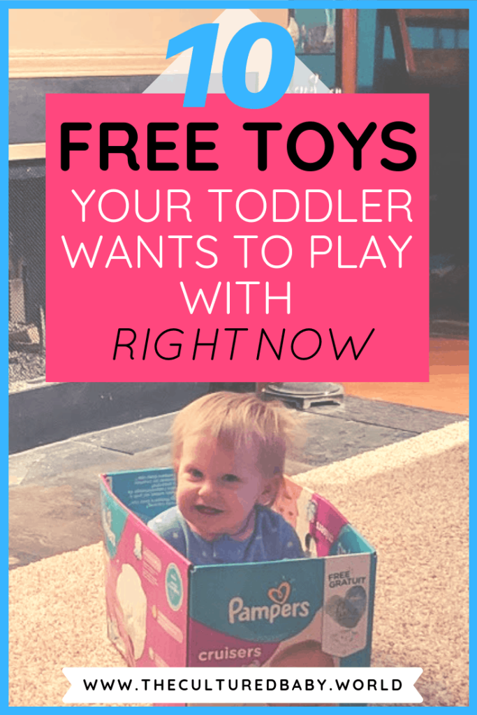 baby in a diaper box | free toddler toys